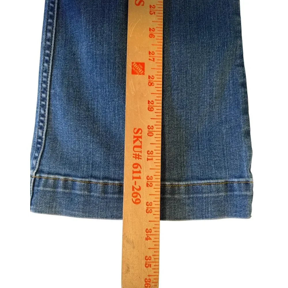 SPANX SpanxShape EveryWear Vintage Indigo Flare Pull-on Jeans #20456R-Sz LARGE - Picture 14 of 15